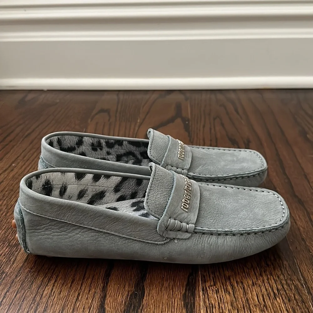 Roberto Cavalli Suede Loafers Size 36
